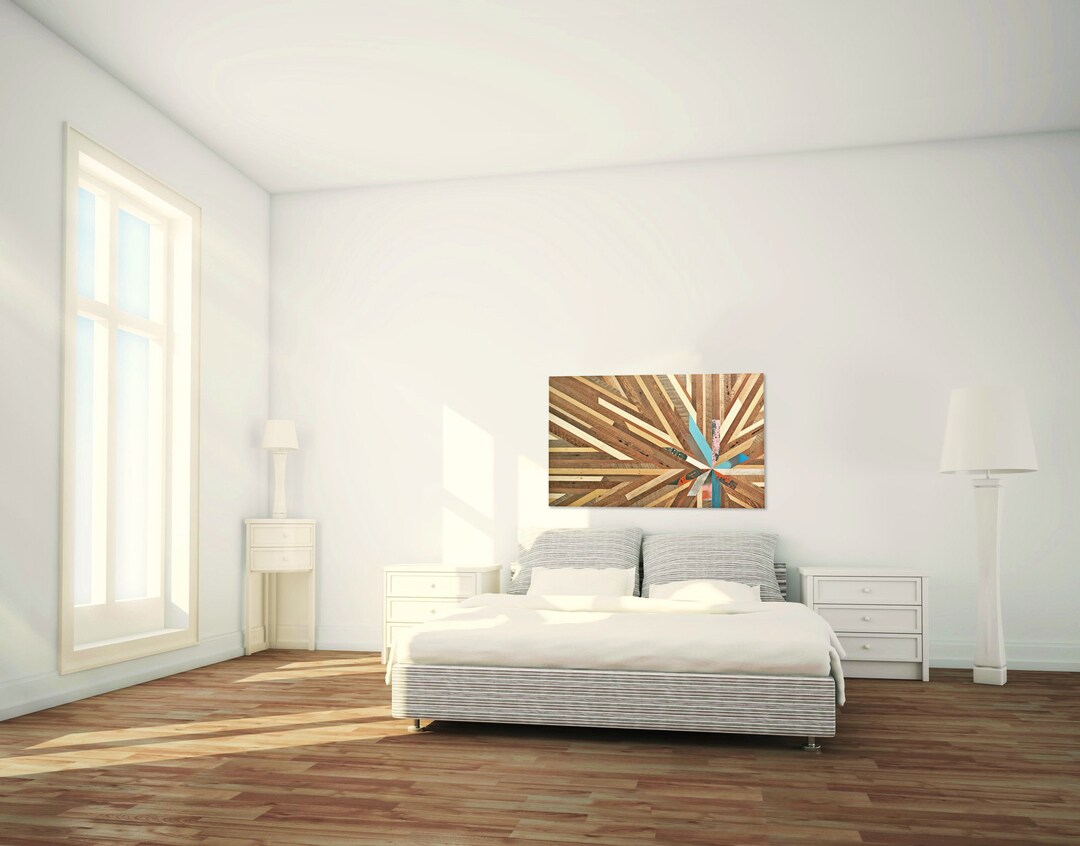 Reclaimed Wood Wall Art - Etsy