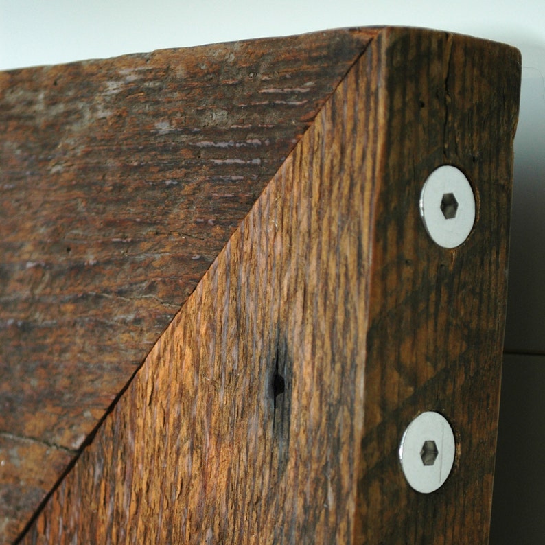 Reclaimed wood floor mirror wardrobe mirror Etsy