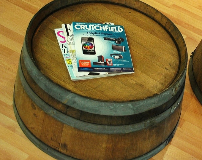 Reclaimed Wine Barrel Coffee Table Etsy