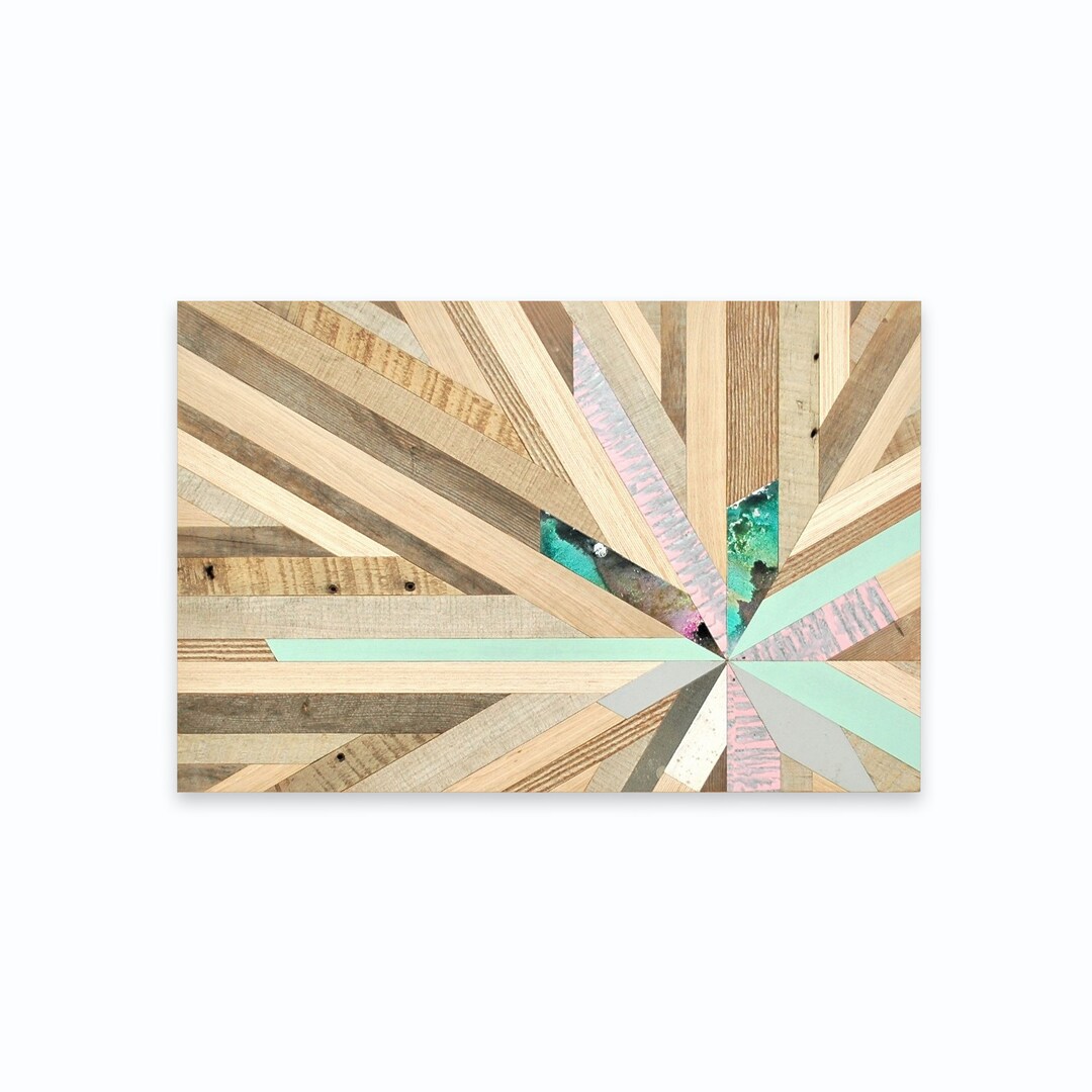 Reclaimed Wood Wall Art - Etsy