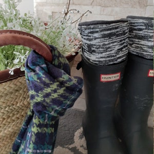 SmMed 6-8 Boot Boot Cuff Insert SLUGS Fleece Rain Boot Liners Solid Pink Fall Winter Rainy Day Fashion Wellington Boot Socks