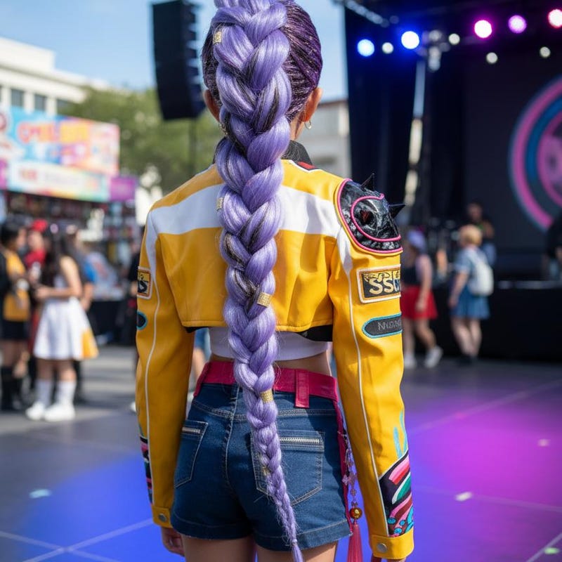Buy Kpop Demon Hunters Hair Rumi Online In India - Etsy India