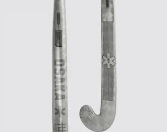 Osaka Field Hockey Stick – Pro Tour LTD Mid Bow Silver, Carbon Fabric