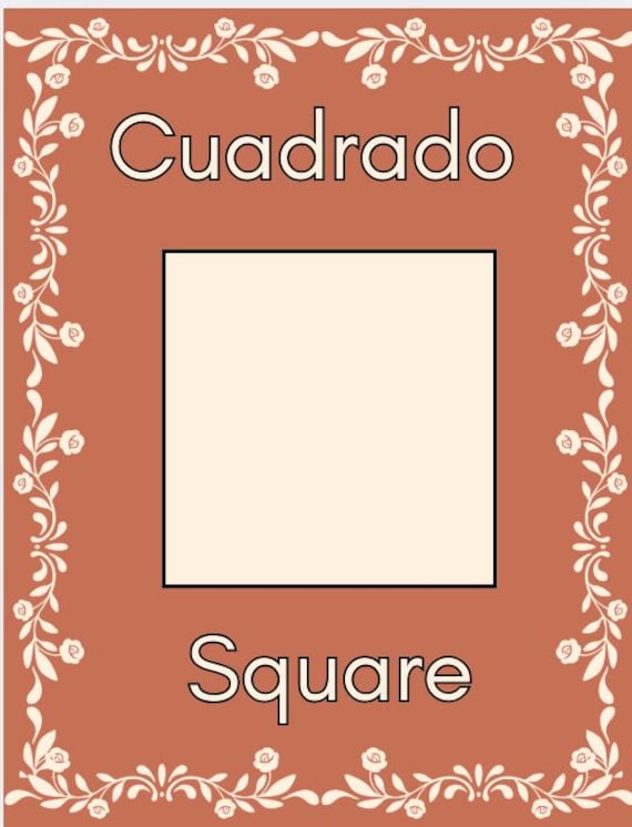 Cielito Lindo Bilingual 2D & 3D Shapes Posters