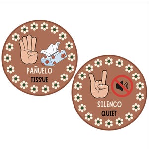 Cielito Lindo Bilingual Hand Signals - EDITABLE