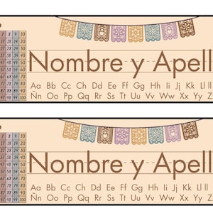 Cielito Lindo Table Name Tags - EDITABLE