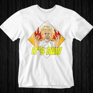 Gordon Ramsay It&#39;s Raw Unisex Jersey Short Sleeve Tee