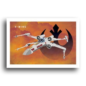 X-Wing Star Wars Rebel Alliance Poster 13x19