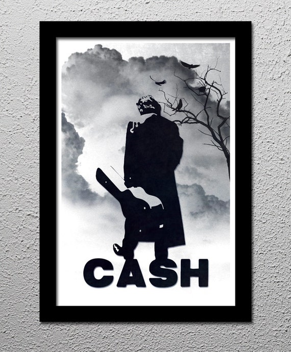 De vreemdeling Intrekking pizza Johnny Cash Original Limited Edition Art Poster Print - Etsy