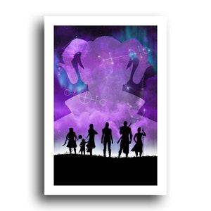 Mollymauk Tealeaf - Critical Role - Original Minimalist Art Poster Print 13x19
