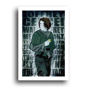La lista de éxitos de Arya Stark - Juego de Tronos - HBO - Póster original 13x19