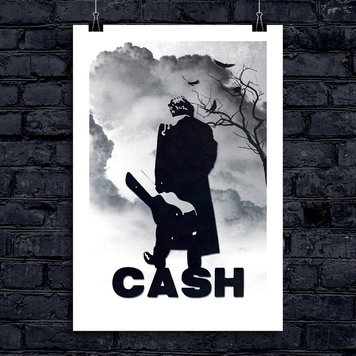 Johnny Cash Original Limited Edition Art Poster Print - Country Music ...