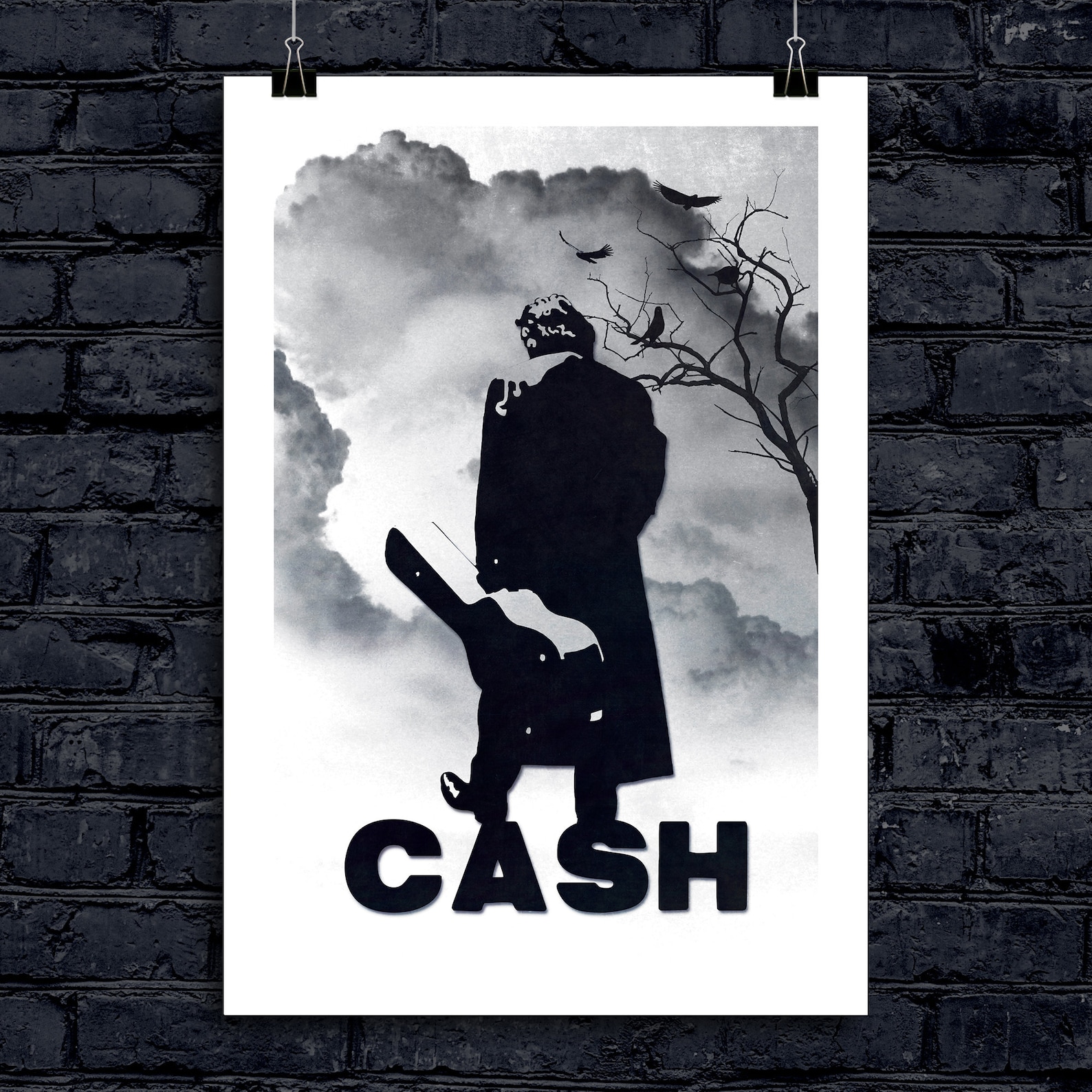 Johnny Cash Original Limited Edition Art Poster Print - Country Music ...