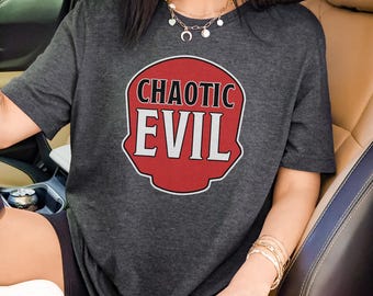 Chaotic Evil Gaming Allignment Unisex Jersey Short Sleeve Tee