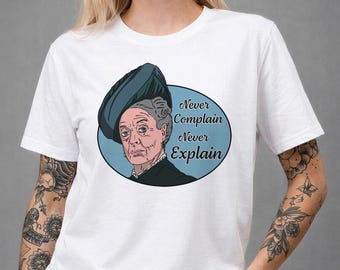Dowager Maggie Smith Downton Abbey Unisex Jersey Short Sleeve Tee
