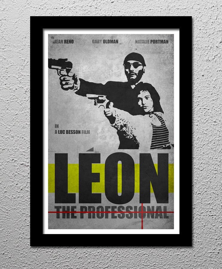 レオン LEON 直筆サイン ポートレート ナタリーポートマン ジャンレノ レオン ジャン・レノ & ナタリー・ポートマン 直筆サイン入り