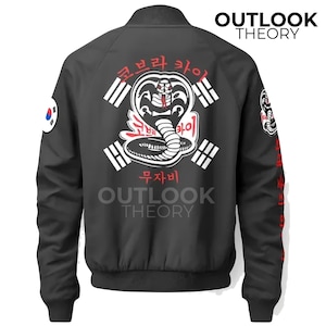 Cobra Kai Jacket John Kreese | Season 6 Bomber Jacket | Martin Kove Bomber | Cobra Kai Men Jacket | Cobra Kai Memorabilia