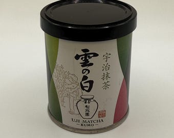 Uji Matcha 'Kumo-no-Shiro' de grau cerimonial (30g) – Chá verde japonês em pó premium Cloud-White
