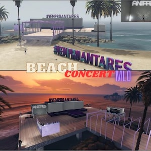FiveM Beachside Konzert MLO: Bühne am Meer & Live-Veranstaltungsort