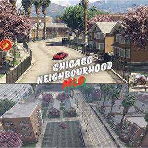 FiveM Chicago Hood MLO: Urban Block with Basketball Court & Hookah Spot