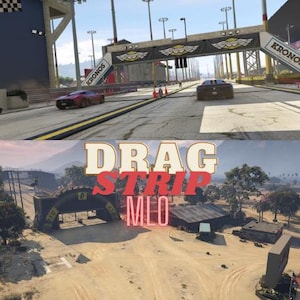 FiveM Drag Strip MLO , Ready to Race  – Easy Install, Optimized Performance, Custom Race Maps, RP Race Track – Fivem Ready!