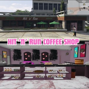 FiveM Hit n Run Coffee MLO | Urban Indoor Cafe | Cozy Coffee Shop Interior FiveM MLO