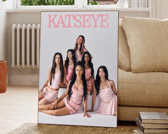 KATSEYE 2026 K-Pop Group Poster, Home Wall Decor (Unframed)