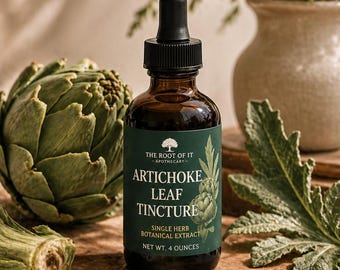 Artichoke Leaf Tincture | Herbal Bitter Extract | Traditional Botanical | Small Batch