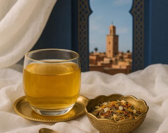 Ambrosia Tropical White Tea Blend: Coconut, Pineapple, Vanilla - Handcrafted Loose Leaf