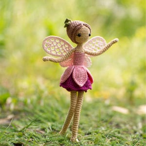 Fuchsia Fairy Doll Häkelanleitung Englisch CR025