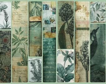 Greencolour set ofjunkjournal