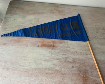 VINTAGE hand held FLAG. My Vintage home. British made.