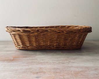 Fabulous Vintage wicker high quality French stick / bread basket / My French Home / My Vintage Home