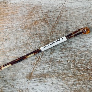 Three Pairs of VINTAGE Paton's Beehive Tortoise Shell Knitting Needles ...