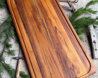 Large Charcuterie Board | Brazilian Teak | Extra Large Serving Board | Entertaining Board | Party Serving Board | Handmade in USA