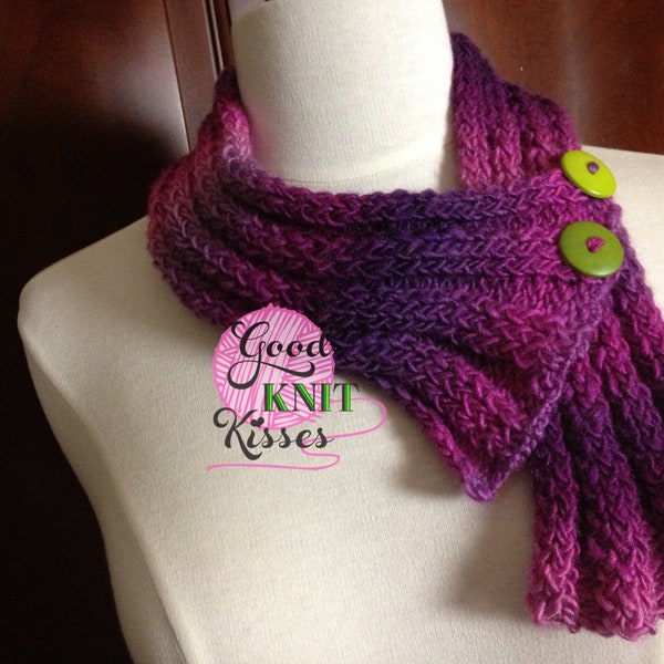 Loom Knit Neck Warmer PATTERN