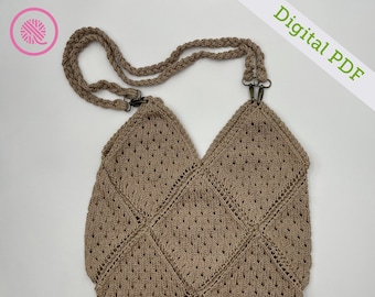 Loom Knit Eyelet Bag