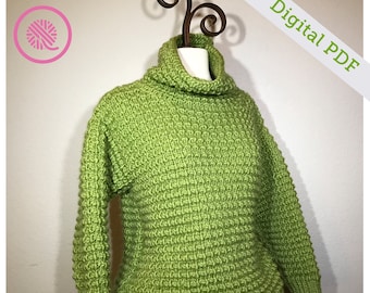 Loom Knit Easy Going Pullover Sweater