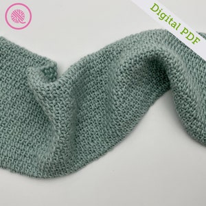 Loom Knit Linen Scarf