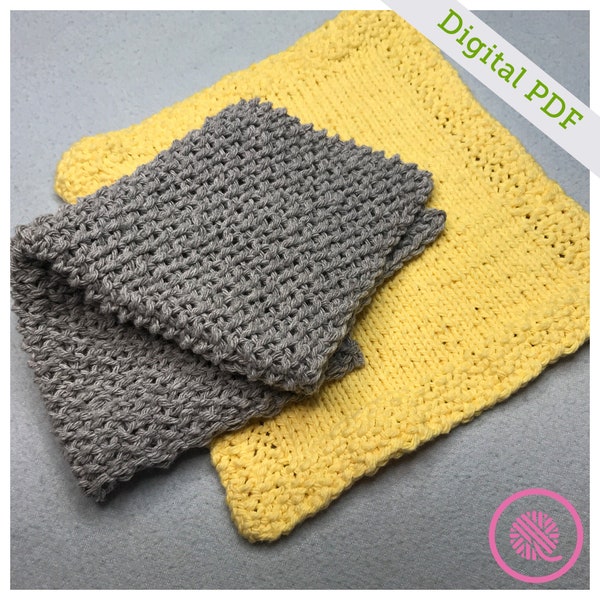 Loom Knit Seed Dishcloths (2 Patterns in 1)