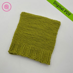 Loom Knit Basic Envelope Hat