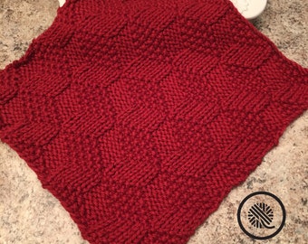Débarbouillette Loom Knit Tumbling Moss Blocks