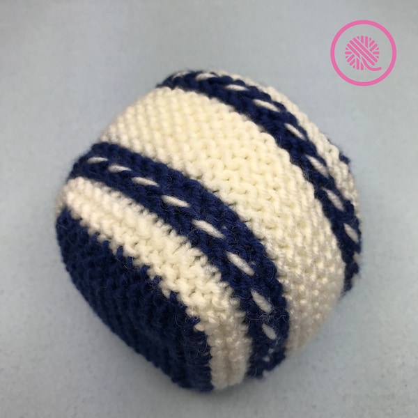 Loom Knit Rattle Ball Baby Toy