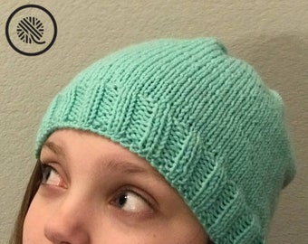 Loom Knit Basic Family Hats