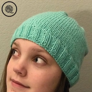 Loom Knit Basic Family Hats