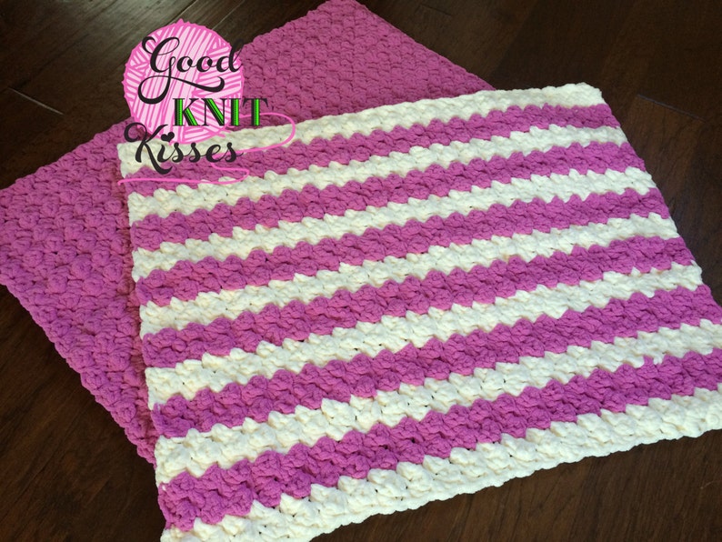 Crochet Baby Blanket PATTERN. Marshmallow Crochet Baby Blanket pattern with VIDEO image 2
