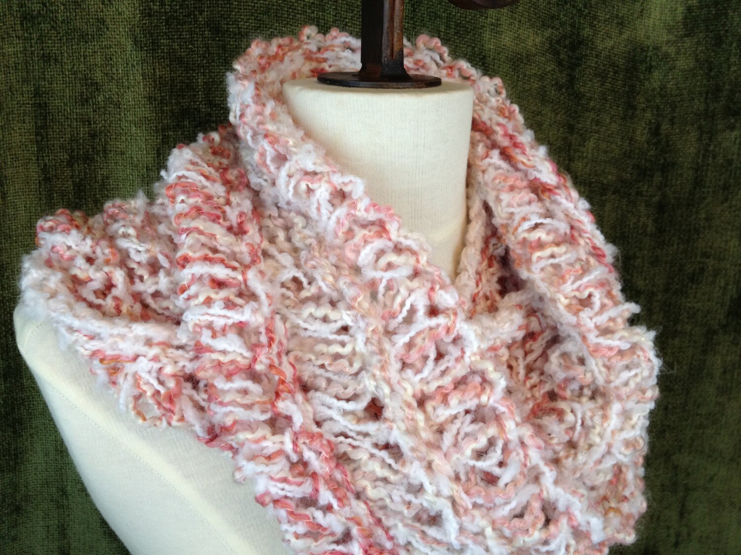 Loom Knit Infinity Scarf PATTERN Etsy