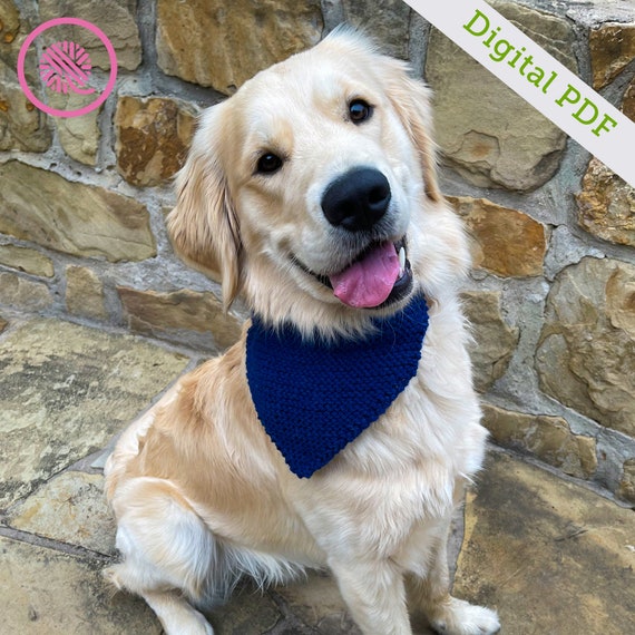 Loom Knit Pet Bandana Etsy Canada