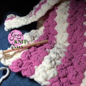 Crochet Baby Blanket PATTERN. Marshmallow Crochet Baby Blanket pattern with VIDEO image 4