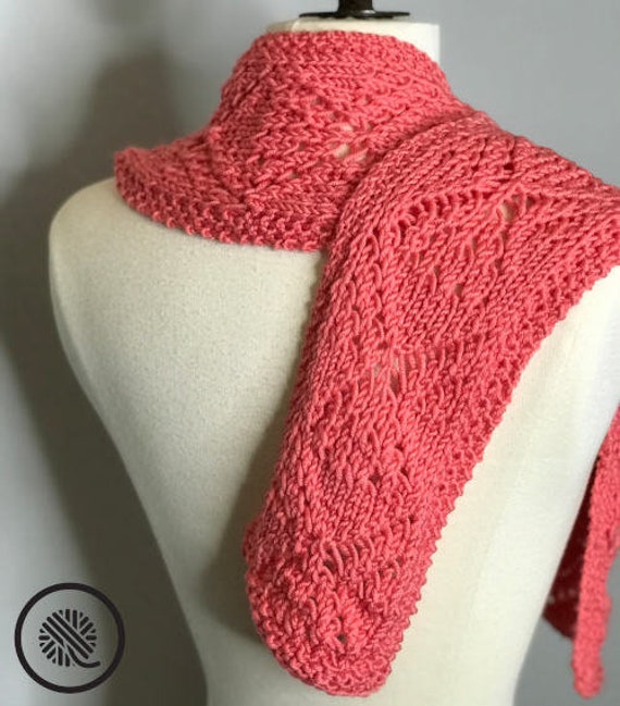 Loom Knit Quick Lace Scarf Loom Knit Quick Lace Scarf